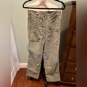 Calvin Klein Men's Corduroy Pants in Sage